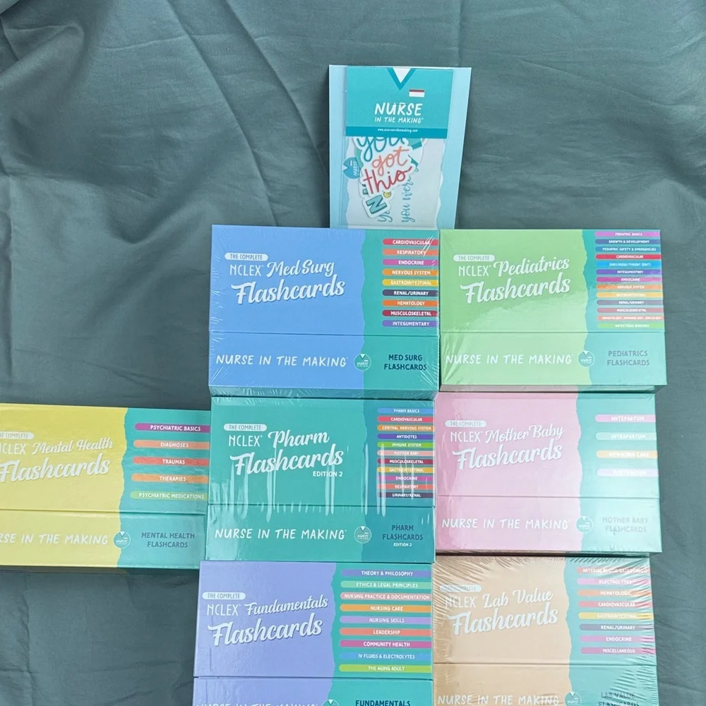 The Complete Nursing School Flashcard Pack - Picture 2 of 5